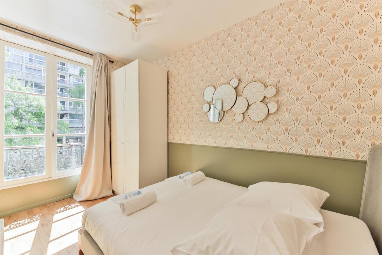 Independant Flat: Canal St Martin&Trains Stations! Paris Bagian luar foto